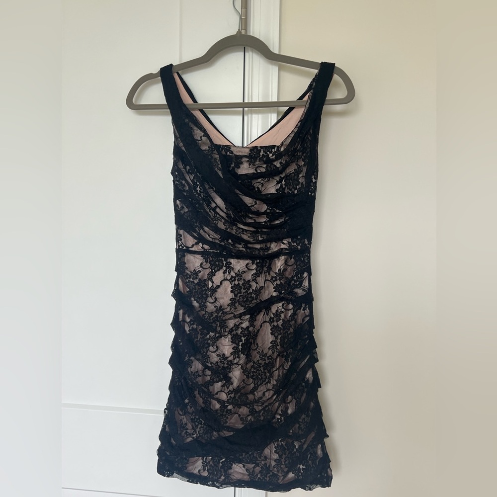 Express Black Lace Dress
